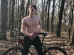 Horny Teenager and Hot Trip by Bicycle ! 1 - TRIP. 2 - CUMSHOT ! / BIG DICK